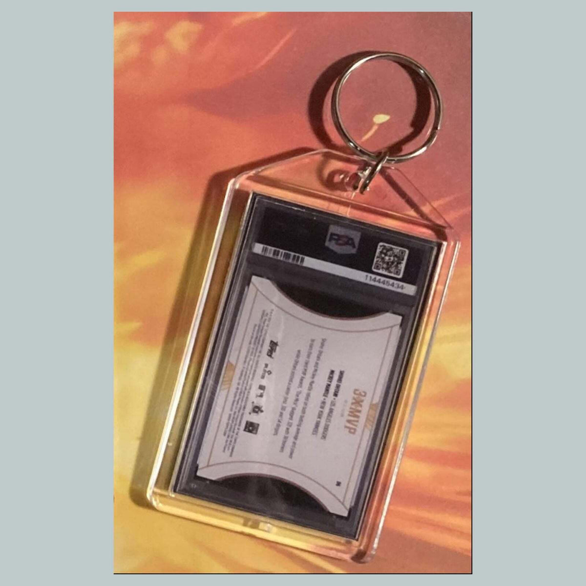 3690 Shohei Ohtani/Mickey Mantle 2025 Topps Welcome To The Club Custom Keychain