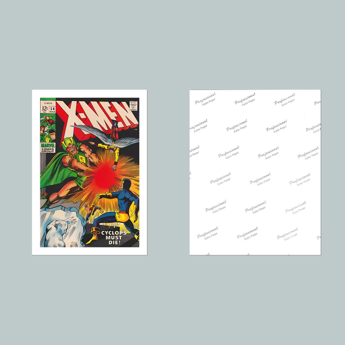 1589 X-Men March 1969 8x10 Glossy Photo Comic Book Cover