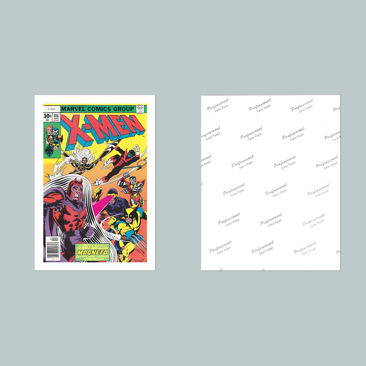 1603 X-Men April 1977 8x10 Glossy Photo Comic Book Cover