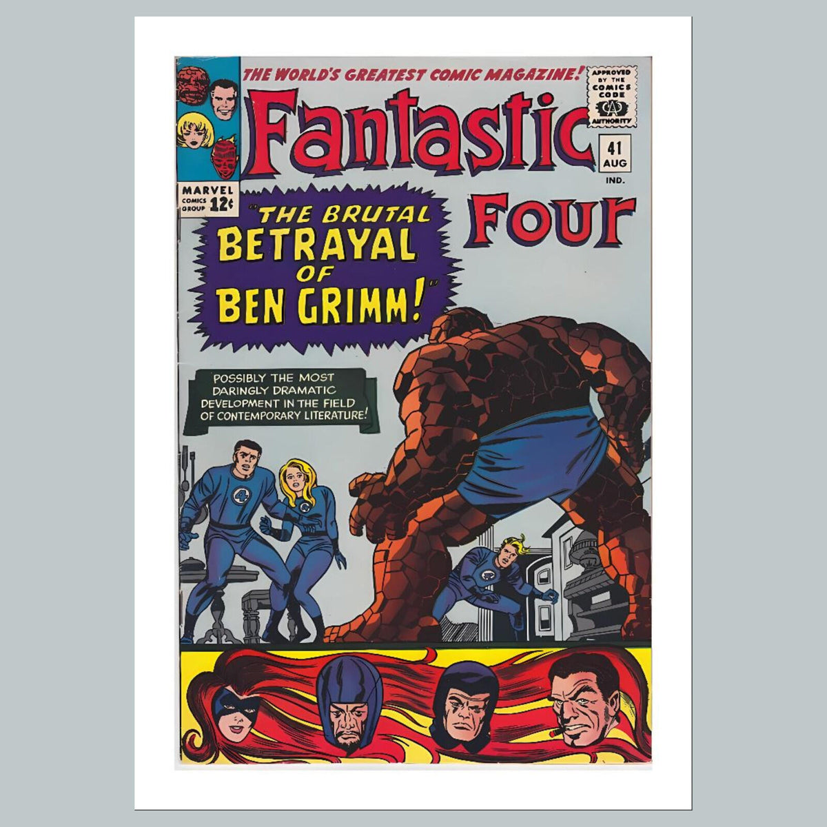 2030 Fantastic Four 8x10 Glossy Photo Comic Book Cover Fast-Secure Shipping