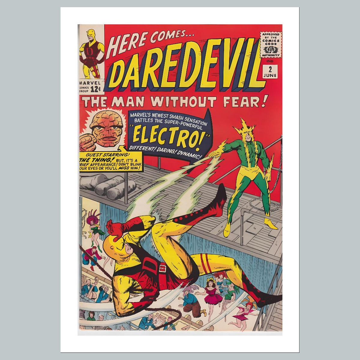 1916 Daredevil 8x10 Glossy Photo Comic Book Cover Fast-Secure Shipping