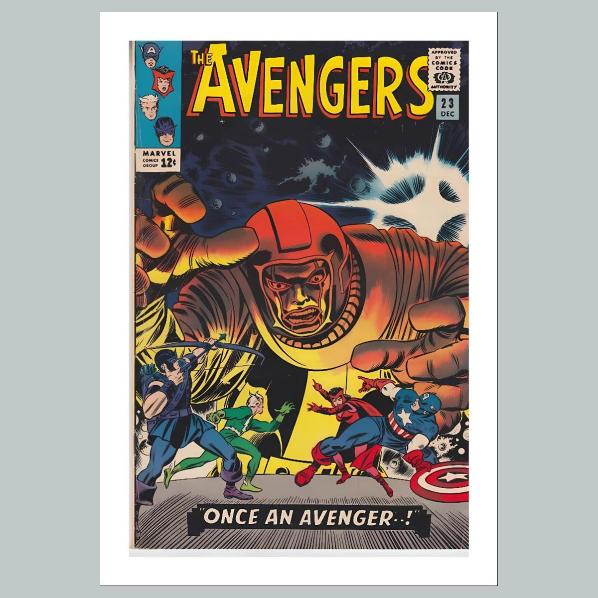 1798 The Avengers 8x10 Glossy Photo Comic Book Cover Fast-Secure Shipping
