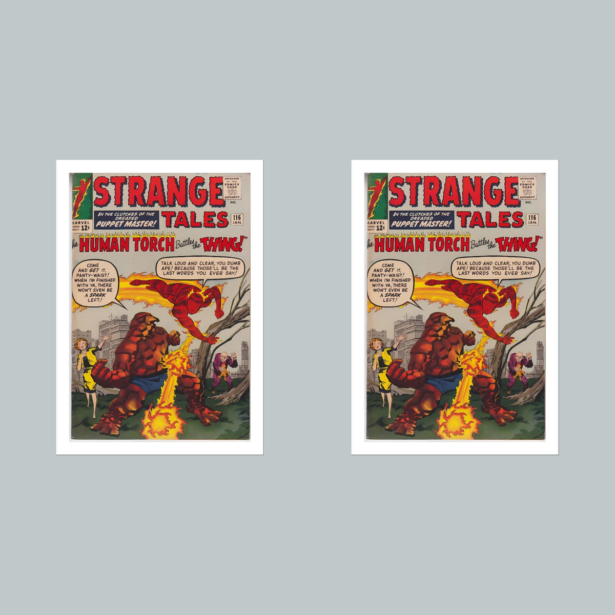 2405 Strange Tales 8x10 Glossy Photo Comic Book Cover Fast-Secure Shipping
