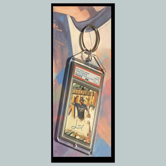 3430 Junior Caminero 2024 Chrome All-Etch Rookie Rush SuperFracror Auto Keychain