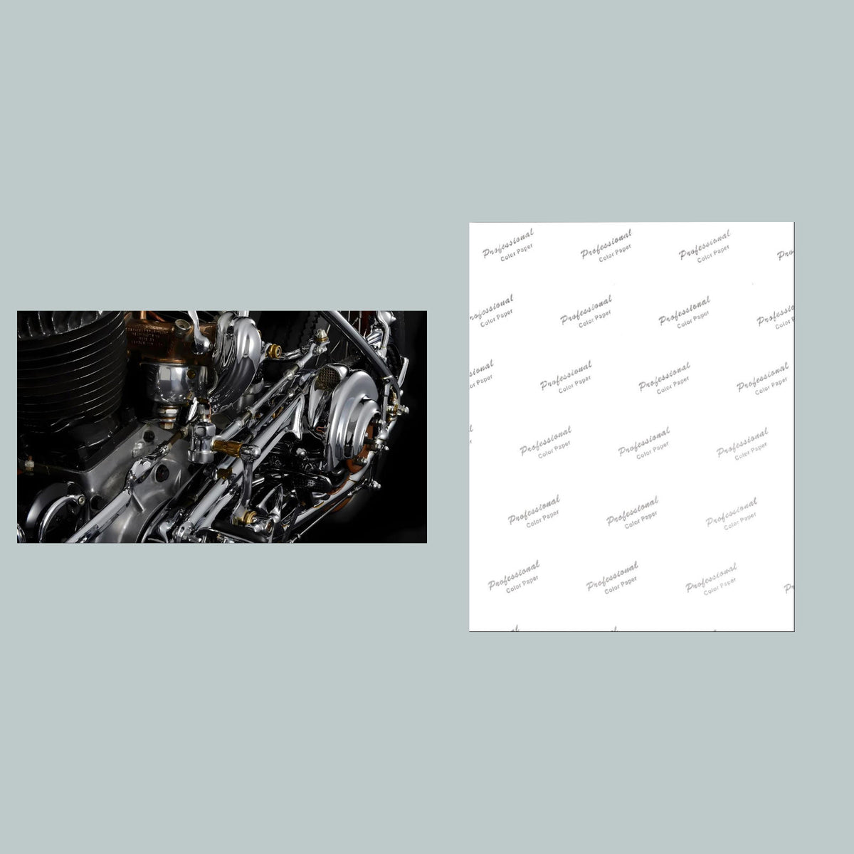 1448 Chicara-Nagata-Motorcycle-2  8x10 Glossy Photo MS