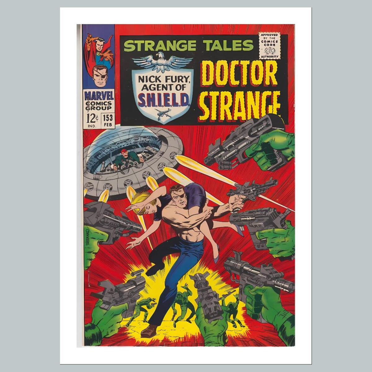 2496 Strange Tales 8x10 Glossy Photo Comic Book CoverFast-Secure Shipping