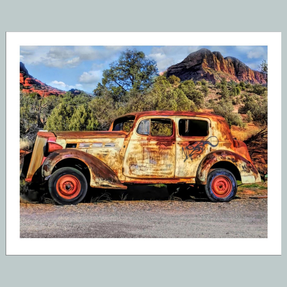 0926 P -8X10 1936 Packard 120 Sedan 8x10 Glossy Photo - Fast-Secure Shipping MS