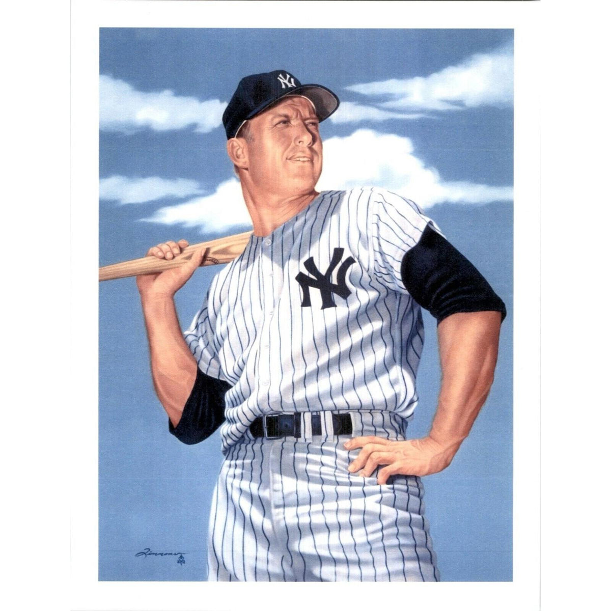 0604B Fiver Bundle 8X10 Glossy Photos Mickey Mantle Makes A Great Gift BBL