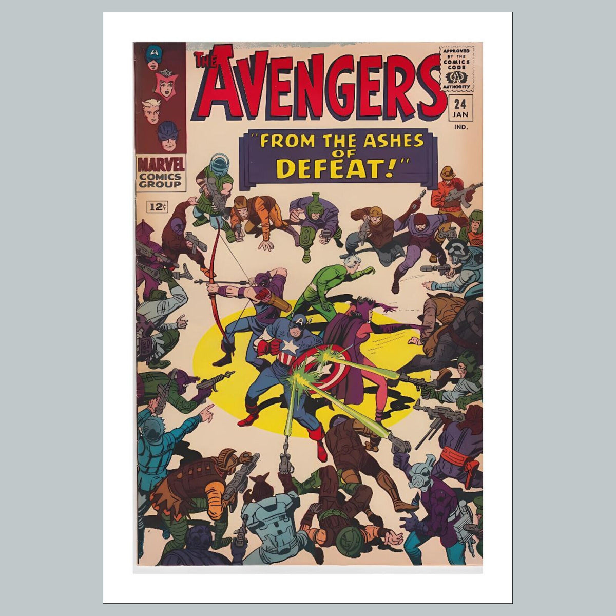 1797 The Avengers 8x10 Glossy Photo Comic Book Cover Fast-Secure Shipping