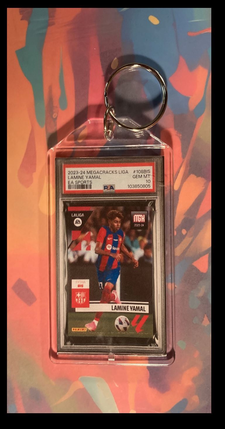 3017 Lamine Yamal  2023 Megacracks Liga Custom Keychain Great Gift
