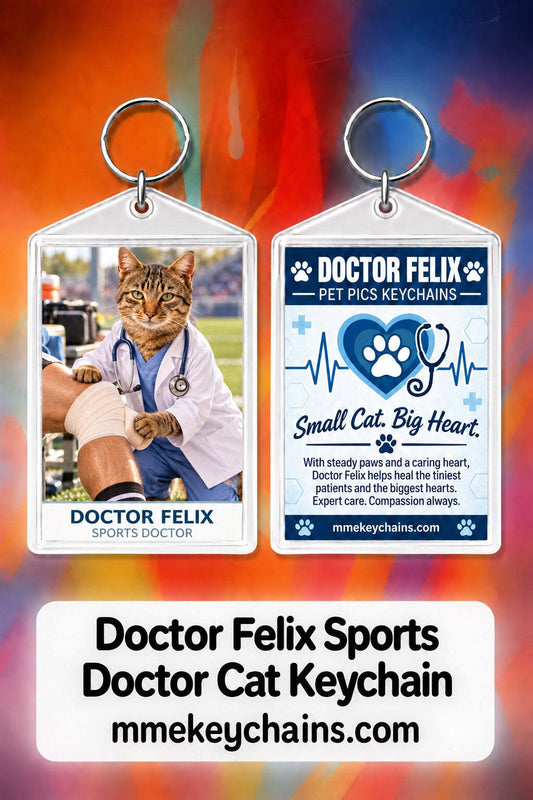 4913 Personalized Pet Pics Keychains Doctor Felix – Sports Doctor