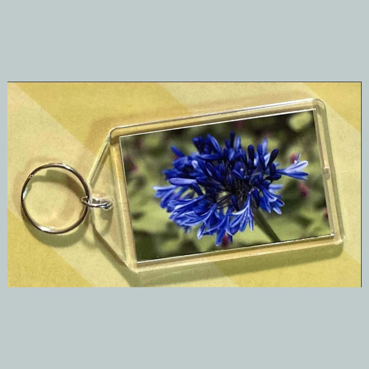 3700 Flowers - Lily of the Nile Custom Hand Made Keychain