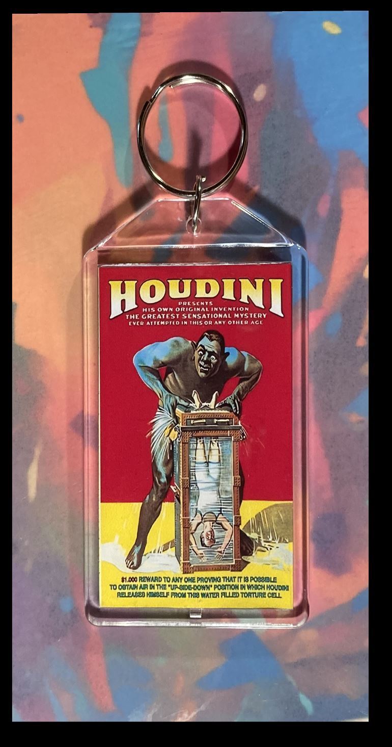 3341 Houdini Custom Hand Made Keychain - Makes A Great Gift