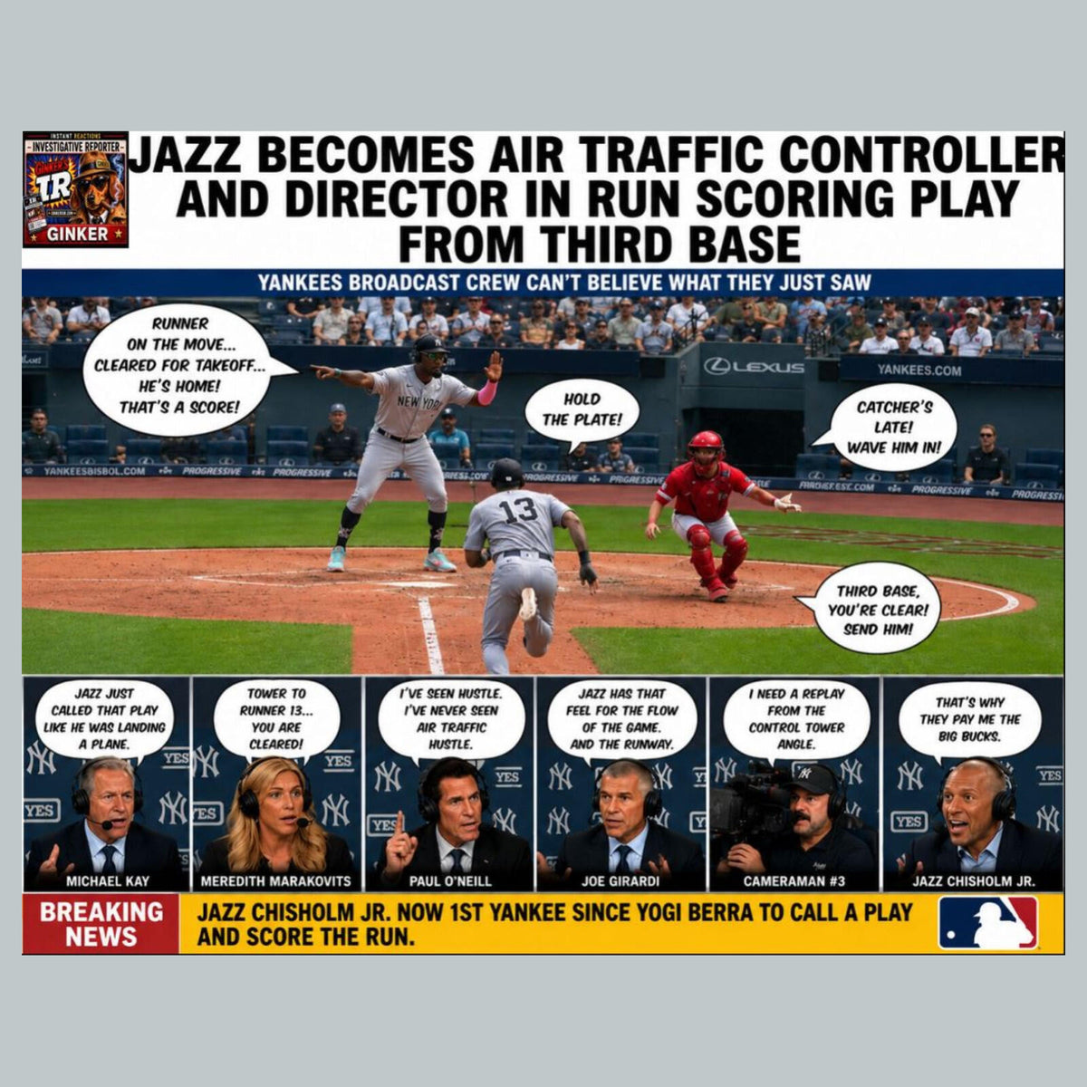 2817 Jazz Hits Air Traffic Controller Ginker’s Instant Reactions 8x10 Print