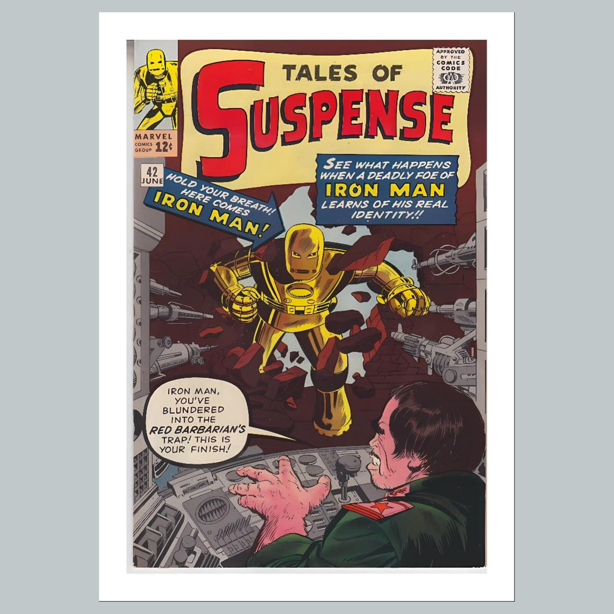 2577 Tales Of Suspense 8x10 Glossy Photo Comic Book CoverFast-Secure Shipping