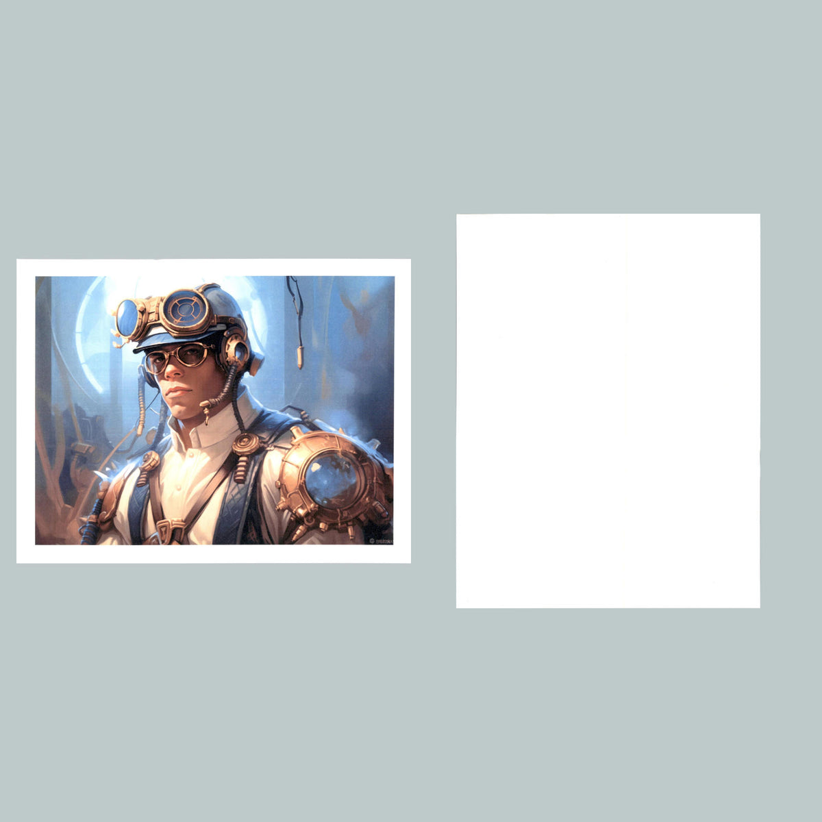 0158 P -8X10 Aaron Judge Steampunk with Helmet Glossy Photo Fast Ship BBL