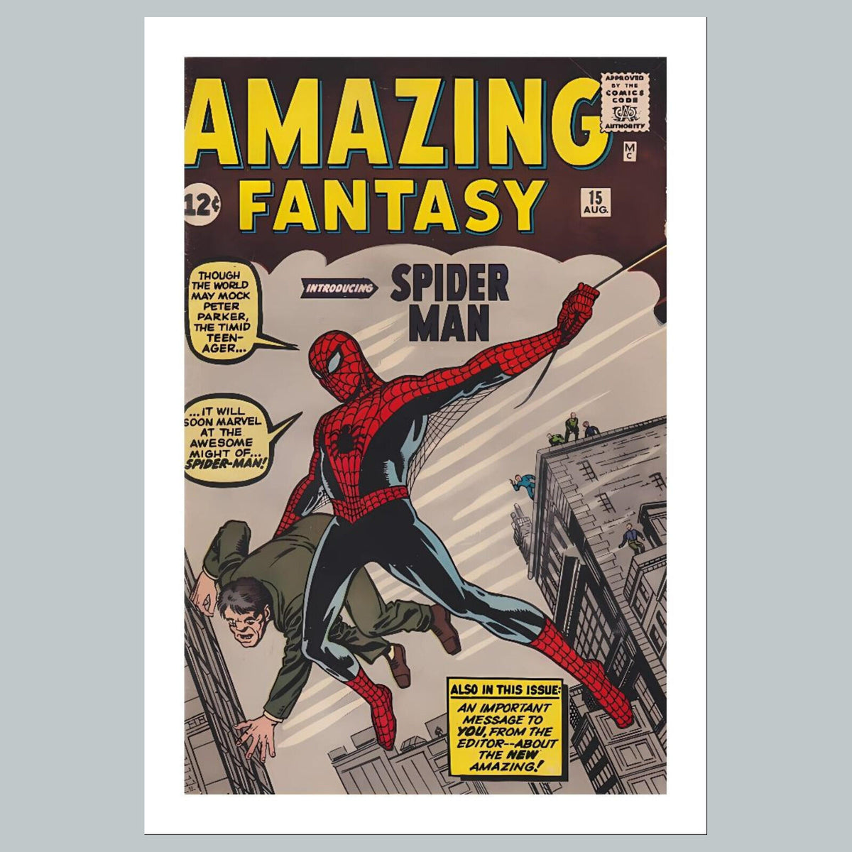 1755 Amazing Spider-Man 8x10 Glossy Photo Comic Book Cover Fast-Secure Shipping
