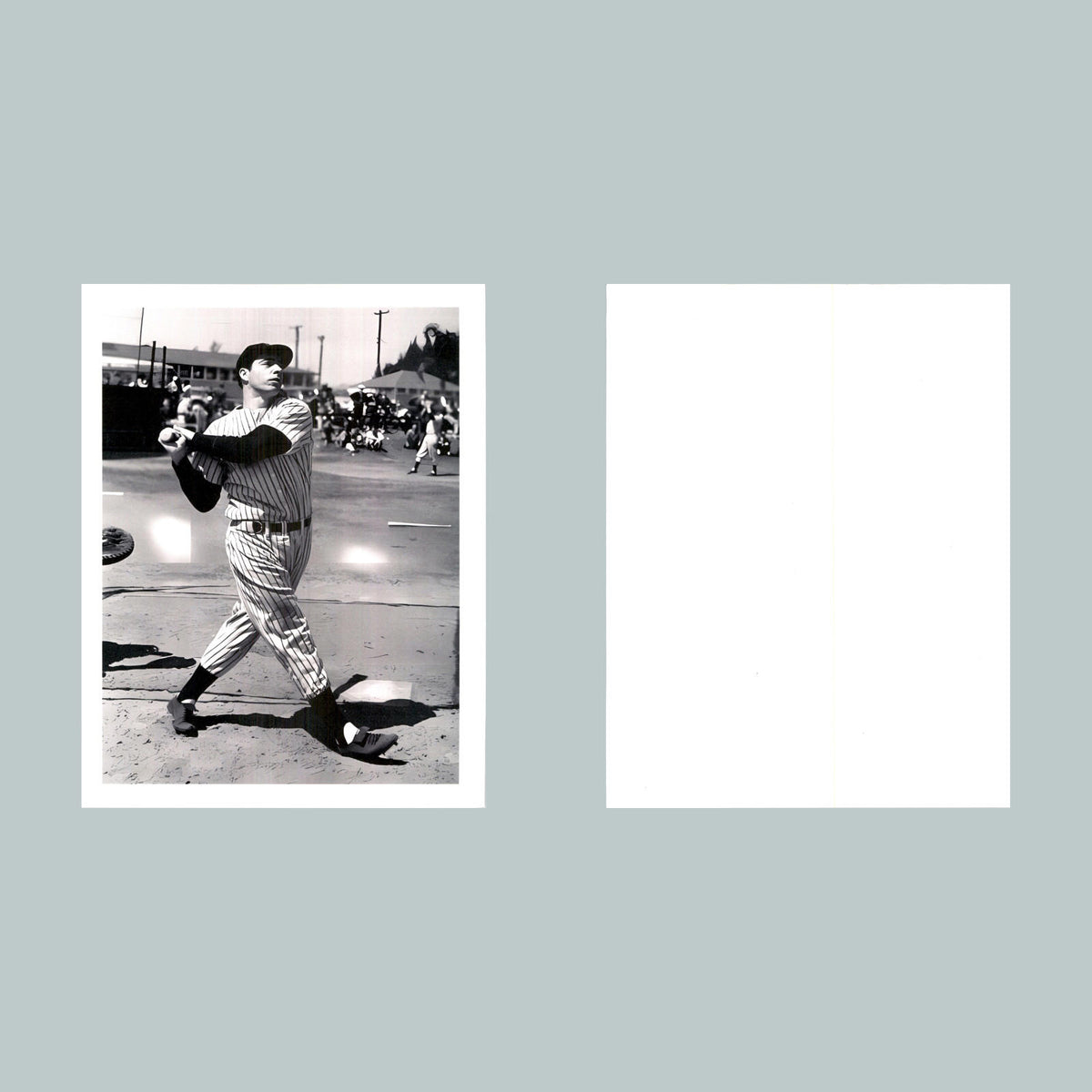 0108 P -8X10 Joe Dimaggio-B - W Swinging Glossy Photo Fast Shipping BBL