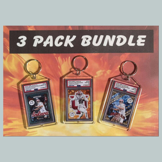 3755B Fernando Mendoza 3 Pack Bundle Custom Hand Made Keychains
