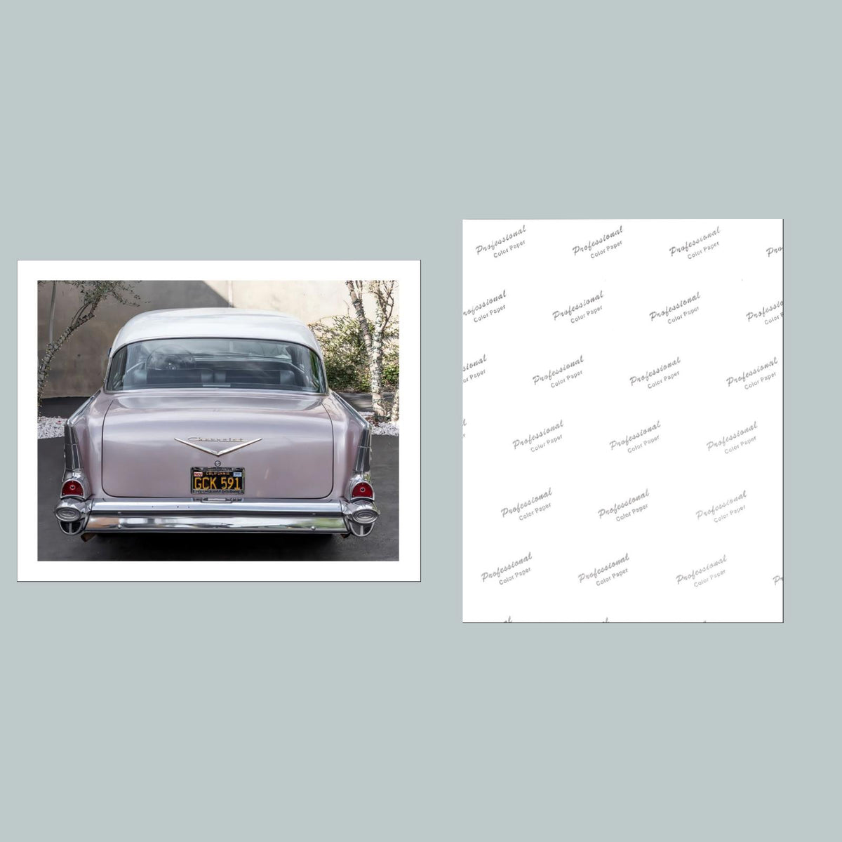 1243 1957 Chevy Bel Air 8x10 Glossy Photo - Fast-Secure Shipping
