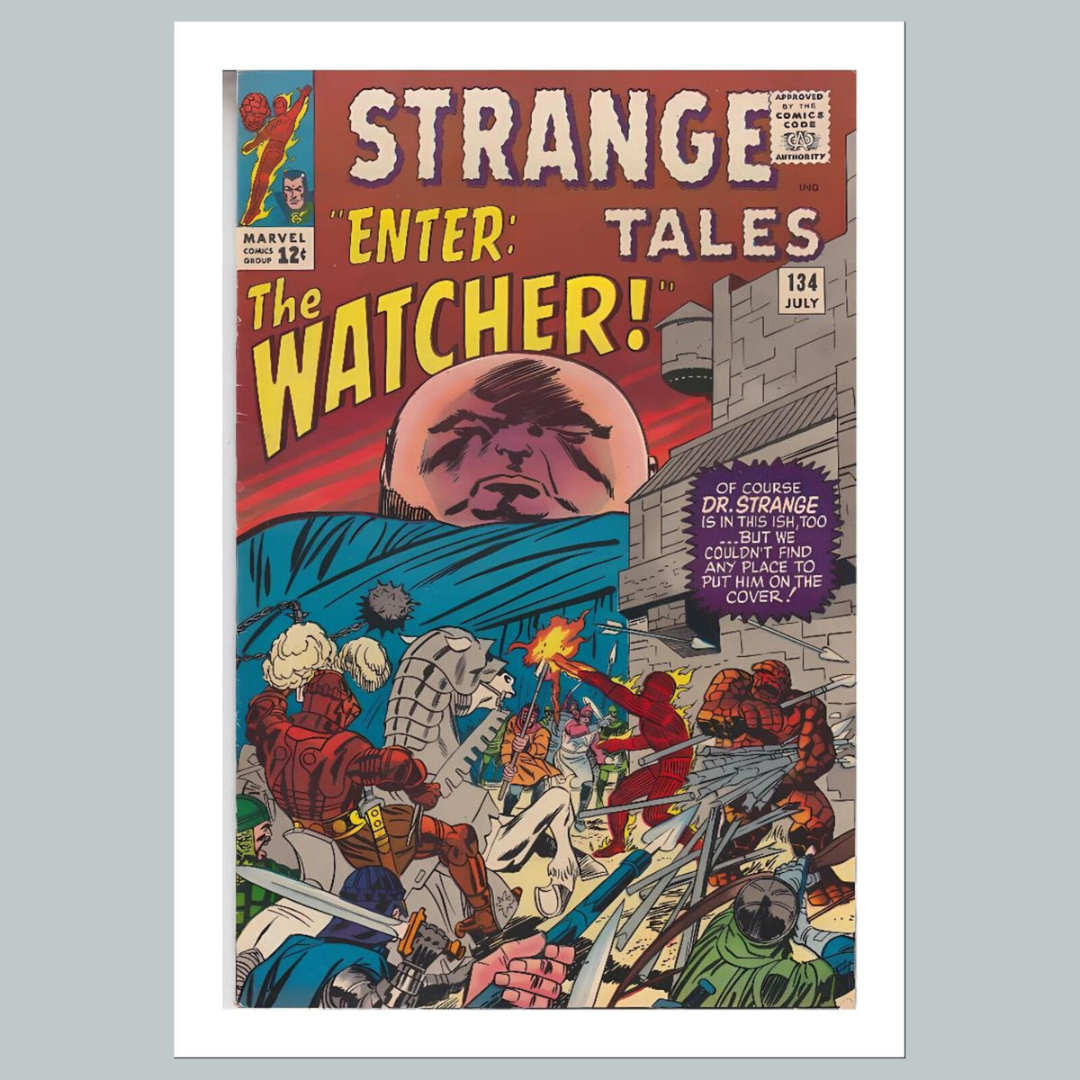 2502 Strange Tales 8x10 Glossy Photo Comic Book CoverFast-Secure Shipping