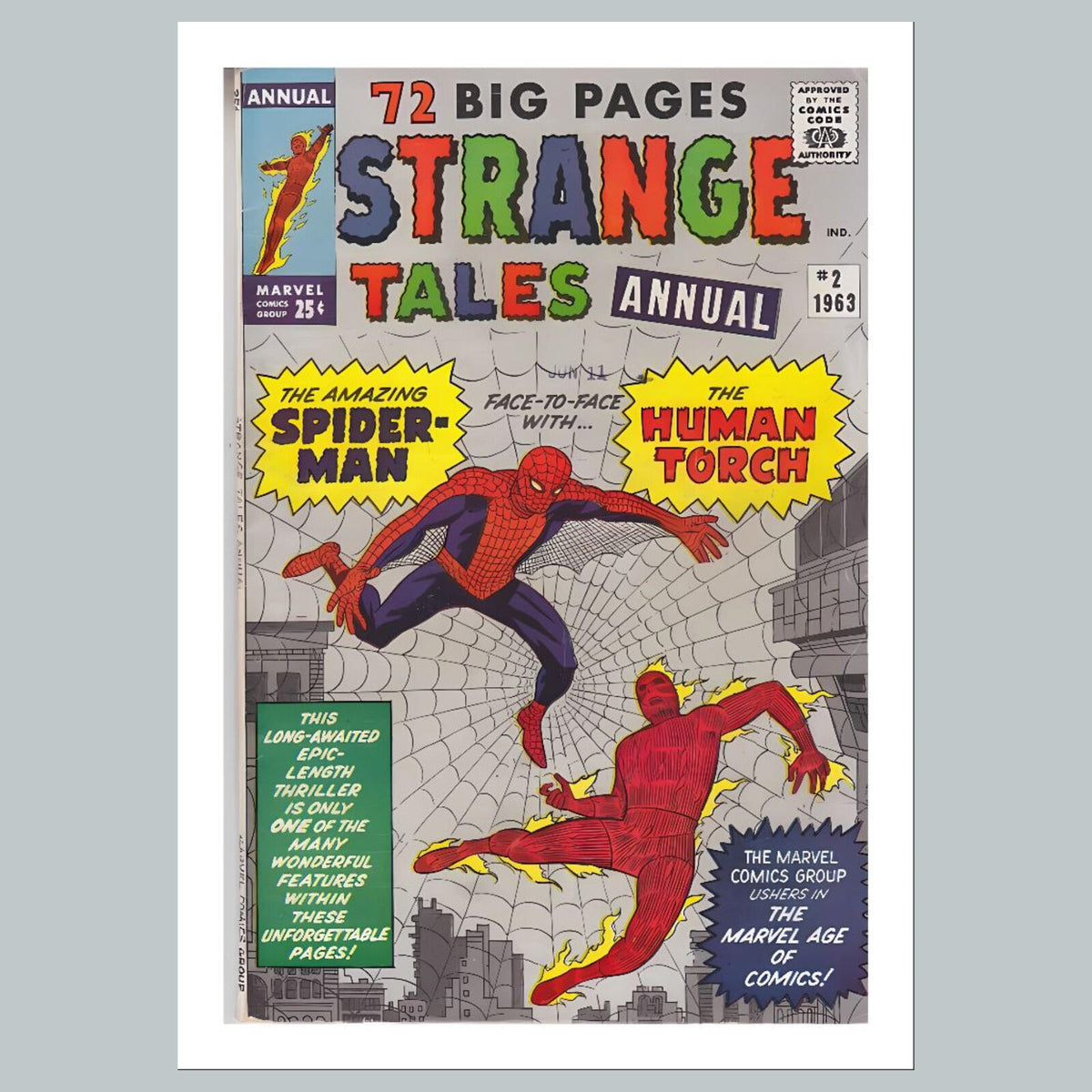 2414 Strange Tales 8x10 Glossy Photo Comic Book Cover Fast-Secure Shipping