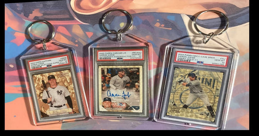 3140B Aaron Judge  3 Pack Bundle 3 Different Custom Novelty Keychains