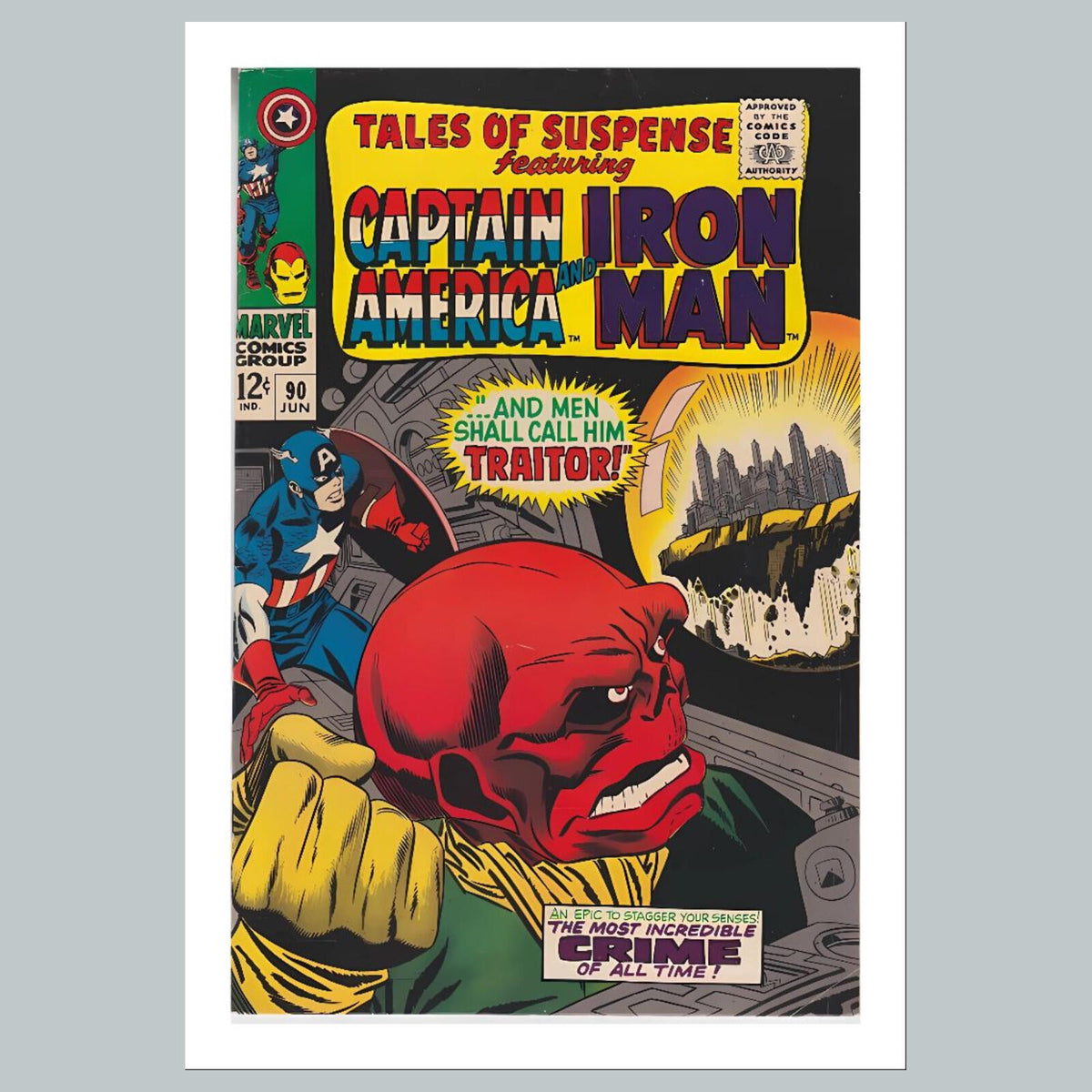 2478 Tales Of Suspense 8x10 Glossy Photo Comic Book CoverFast-Secure Shipping
