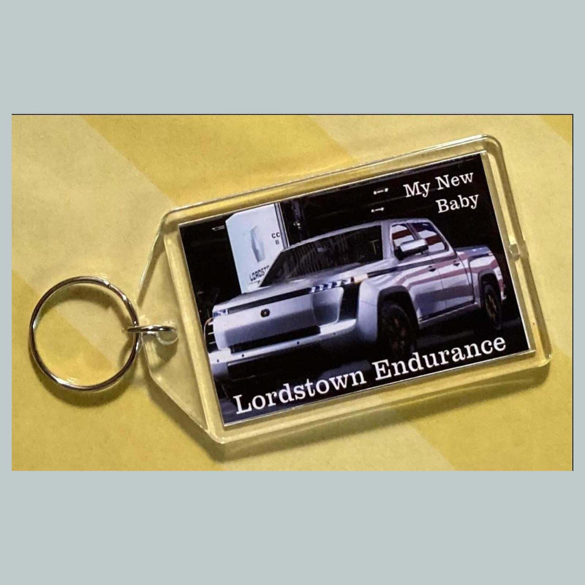 3675 New Truck Custom Hand Made Keychain