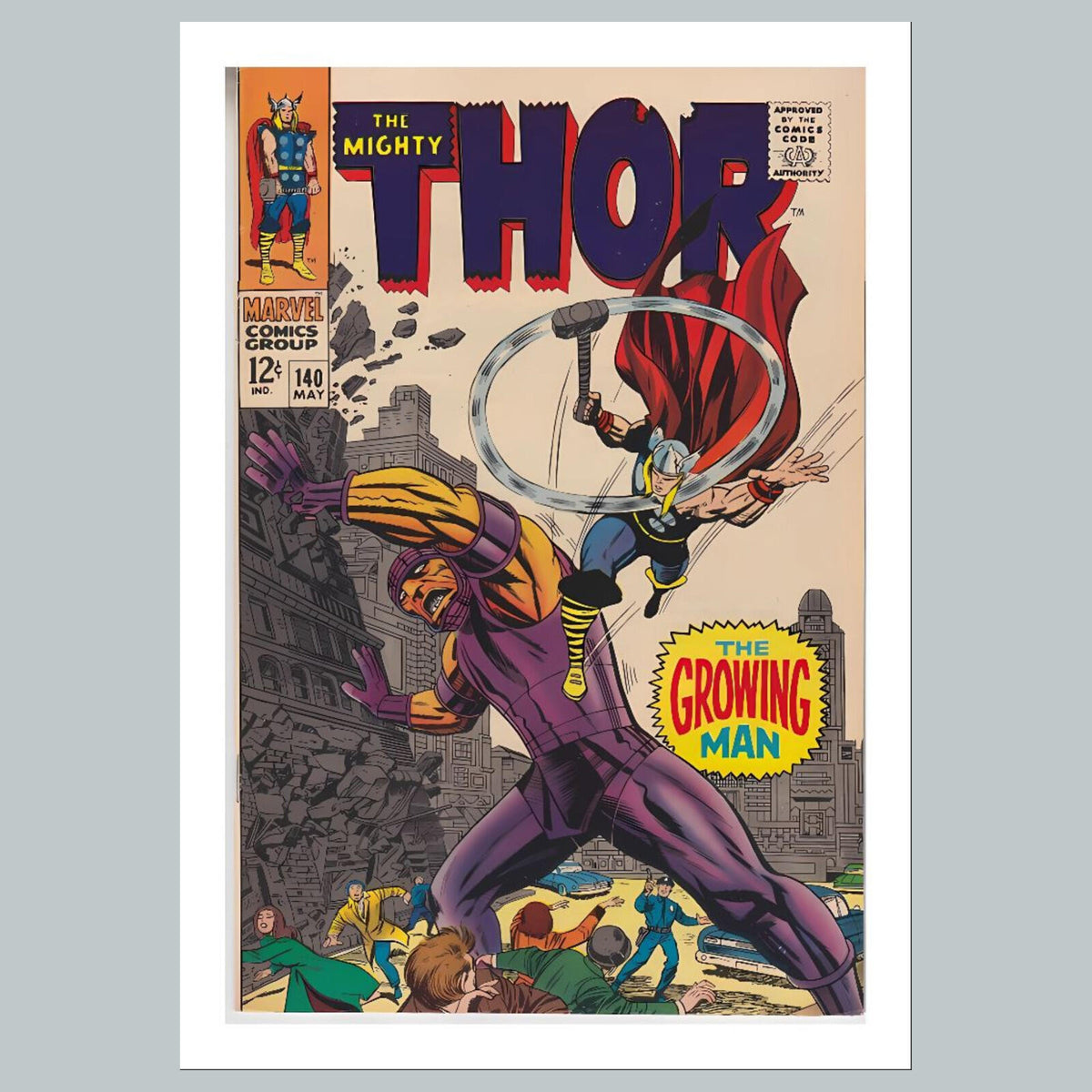 2204  Thor 8x10 Glossy Photo Comic Book Cover Fast-Secure Shipping