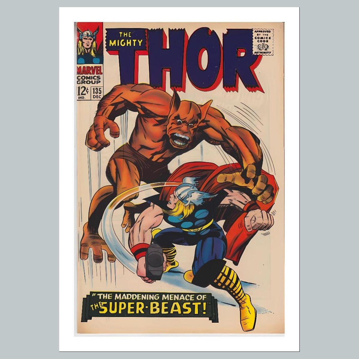 2181  Thor 8x10 Glossy Photo Comic Book Cover Fast-Secure Shipping