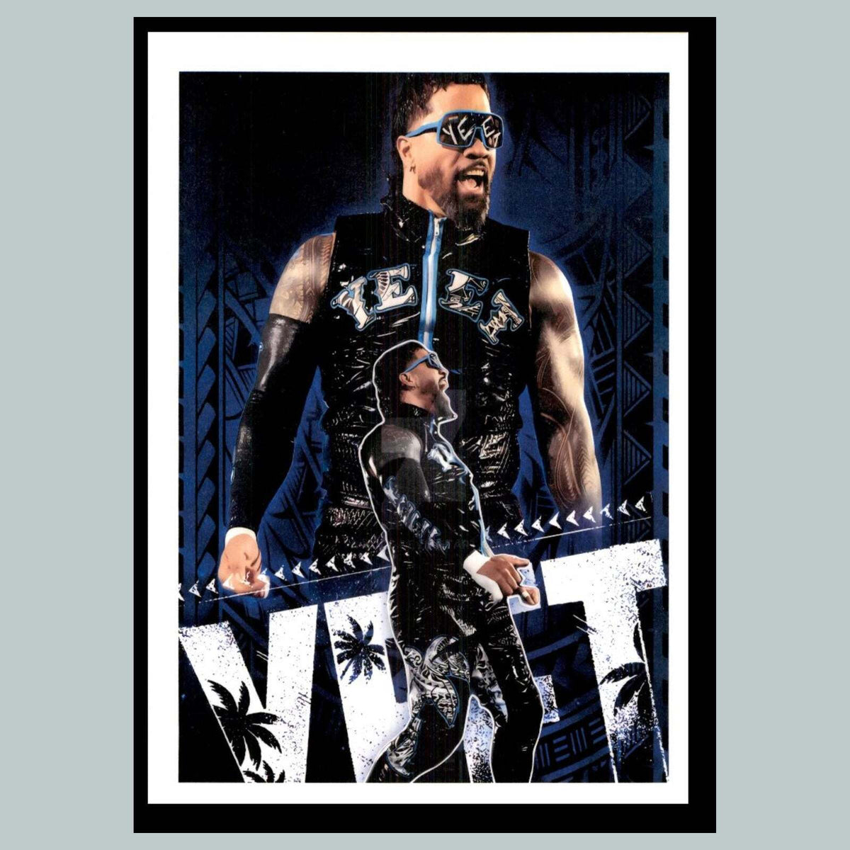 0004 P 8X10 Jey Uso Black Glossy Photo Fast Shipping MSC