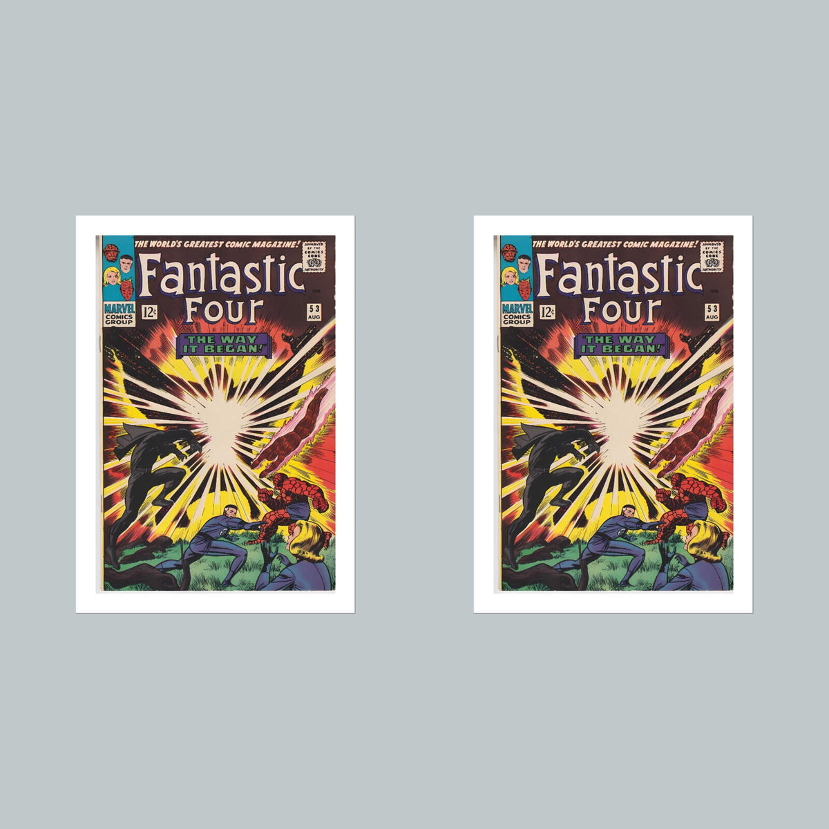 2126 Fantastic Four 8x10 Glossy Photo Comic Book Cover Fast-Secure Shipping