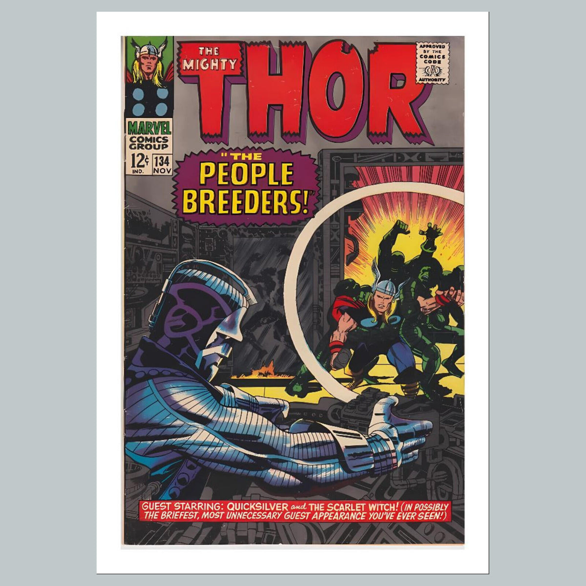 2182  Thor 8x10 Glossy Photo Comic Book Cover Fast-Secure Shipping