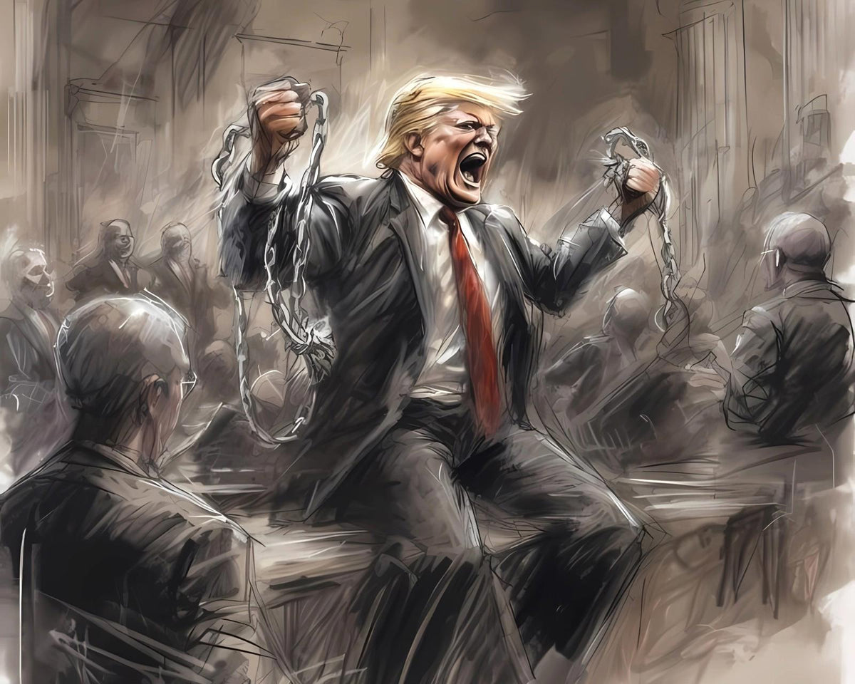 0691 P-8X10 Trump UnChained Glossy Photo Fast-Secure Ship MS