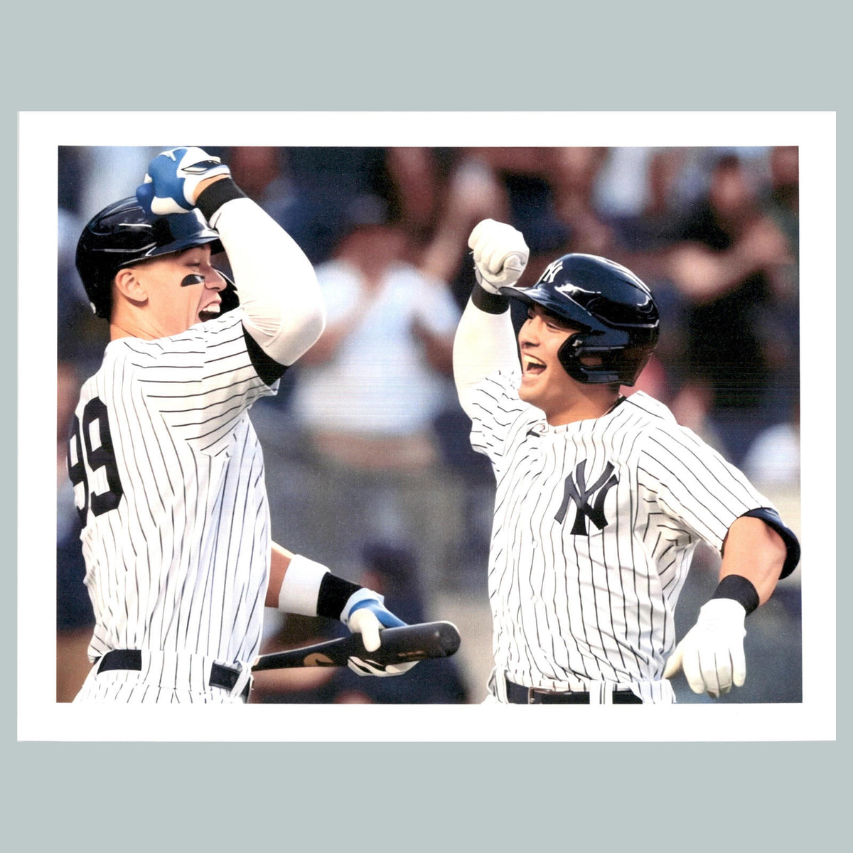 0146 P -8X10 Aaron Judge and Anthony Volpe Glossy Photo Fast Shipping BBL