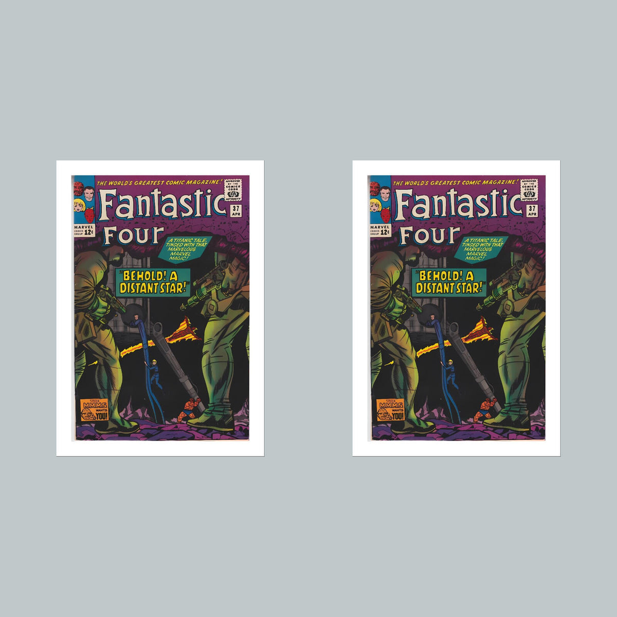 1989 Fantastic Four 8x10 Glossy Photo Comic Book Cover Fast-Secure Shipping