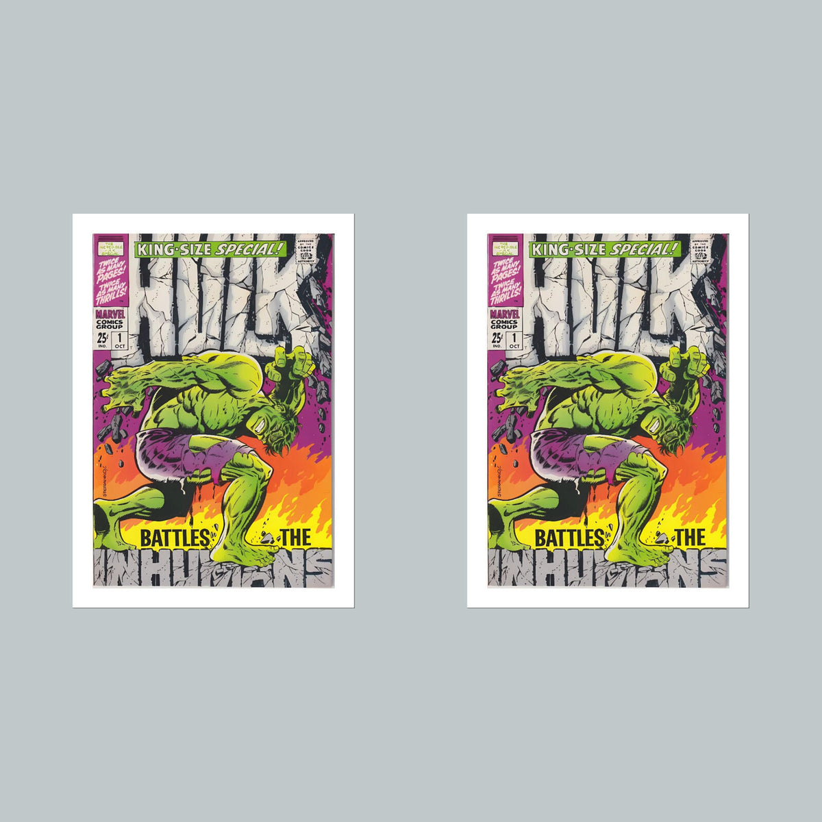 2114 Hulk 8x10 Glossy Photo Comic Book Cover Fast-Secure Shipping