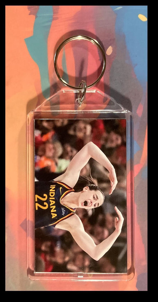 3325 Caitlin Clark Custom Hand Made Keychain - Makes A Great Gift