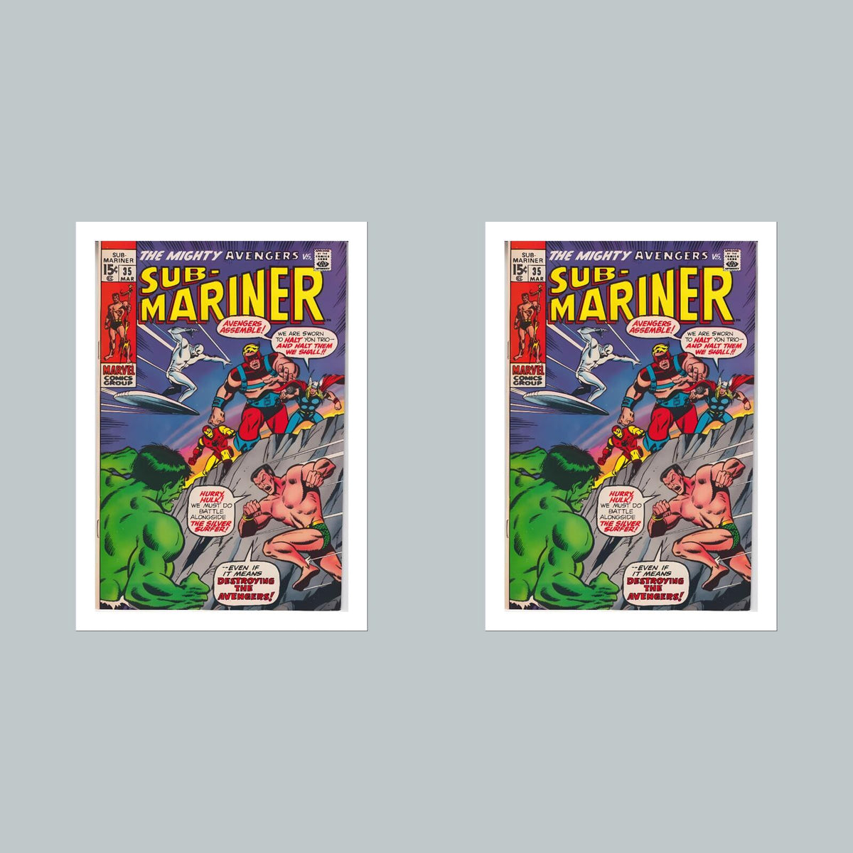 2568 Sub-Mariner 8x10 Glossy Photo Comic Book CoverFast-Secure Shipping