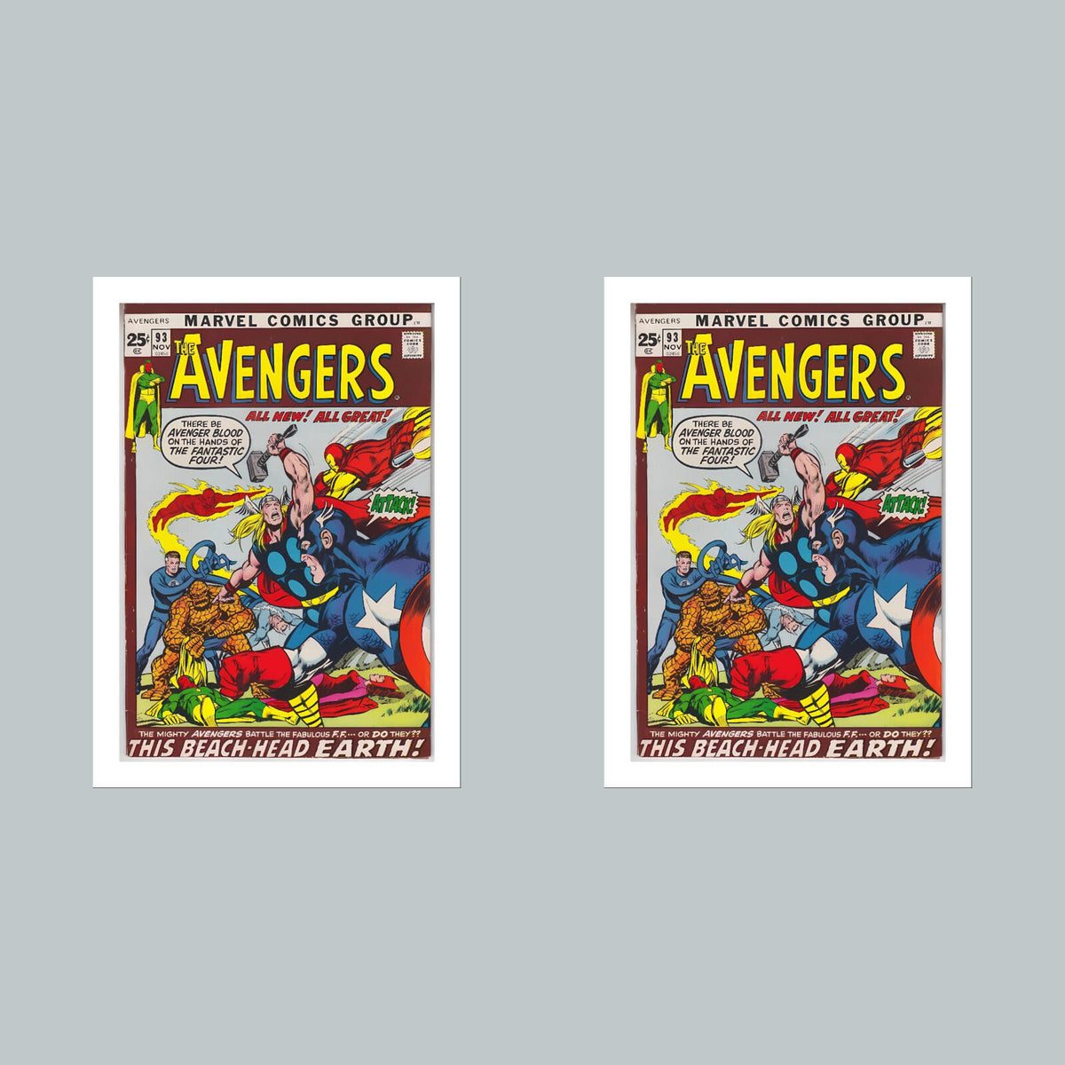 1901 Avengers 8x10 Glossy Photo Comic Book Cover Fast-Secure Shipping