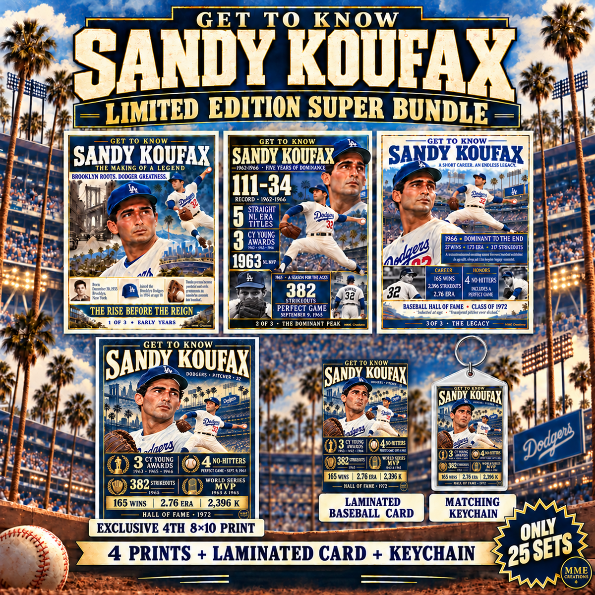 Sandy Koufax Get to Know Limited Edition Super Bundle