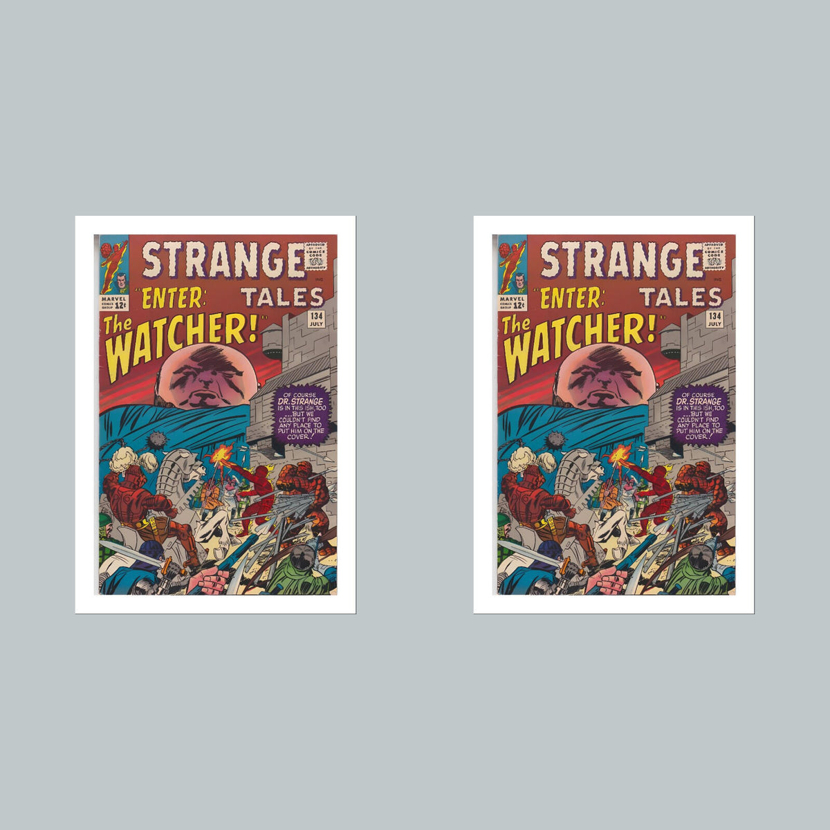 2502 Strange Tales 8x10 Glossy Photo Comic Book CoverFast-Secure Shipping