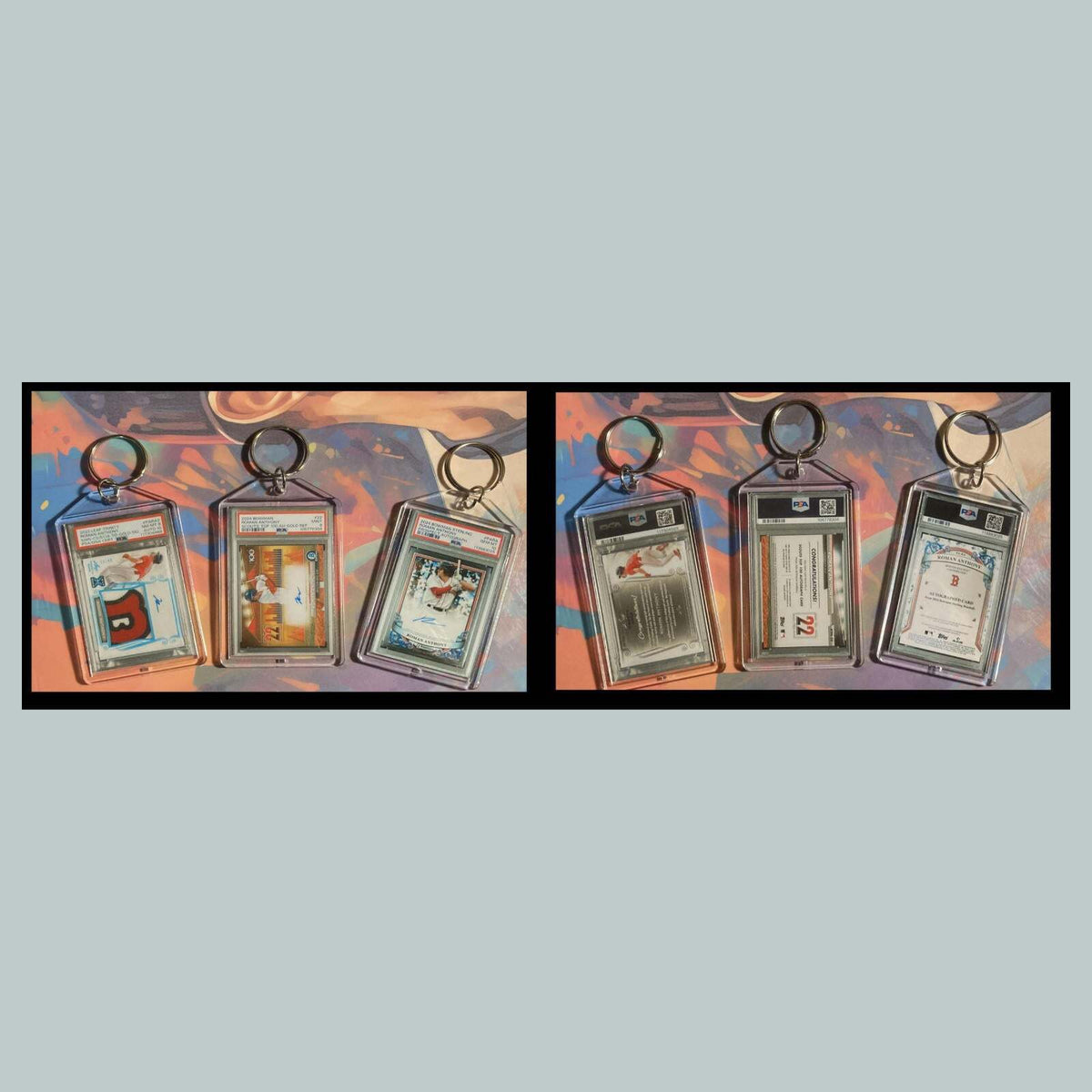 3473B Roman Anthony 3 Pack Bundle - 3 Different Custom Novelty Keychain - Gift