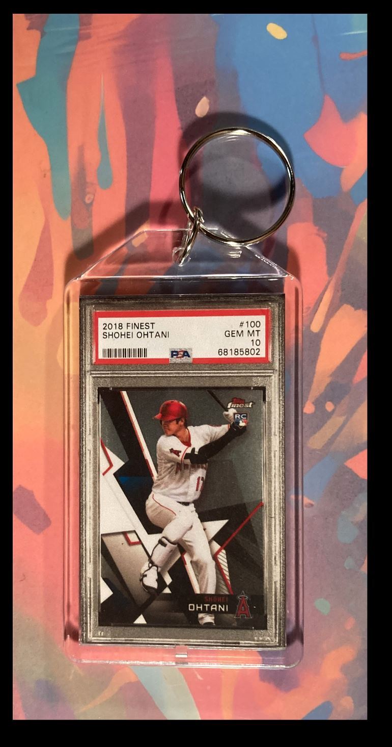 3023 Shohei Ohtani 2018 Topps Finest  Custom Keychain-A Great Gift