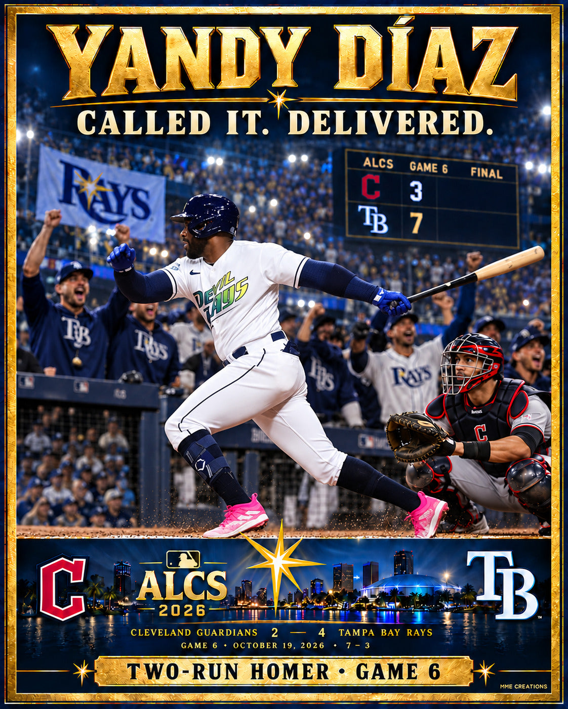 5075 2026 Rays ALCS 8x10 Print Bundle