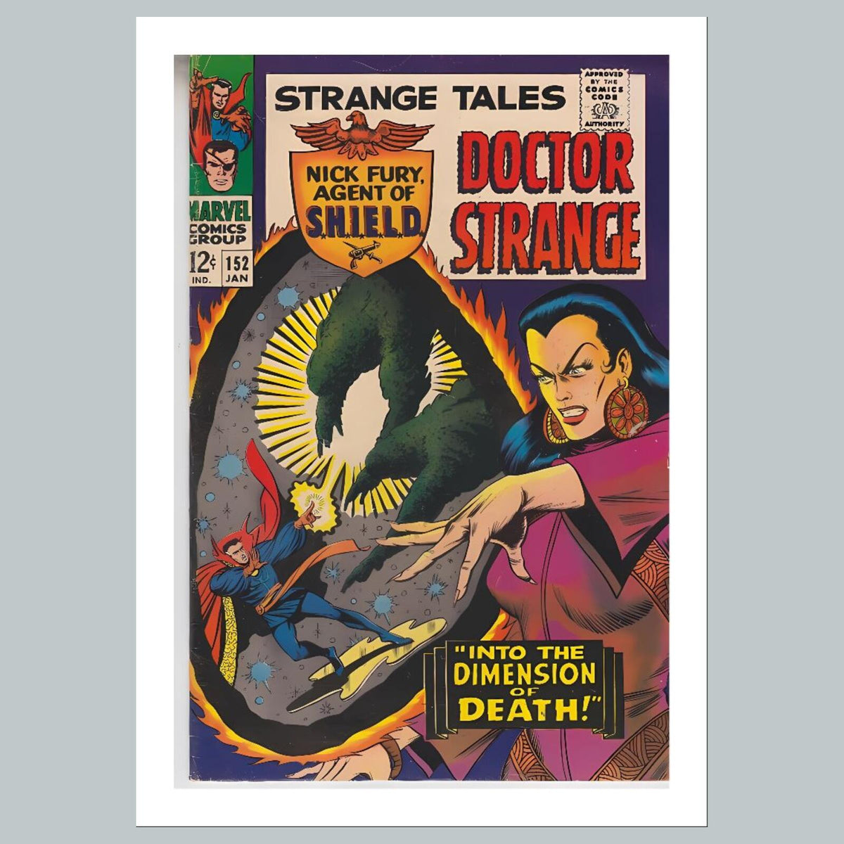 2495 Strange Tales 8x10 Glossy Photo Comic Book CoverFast-Secure Shipping