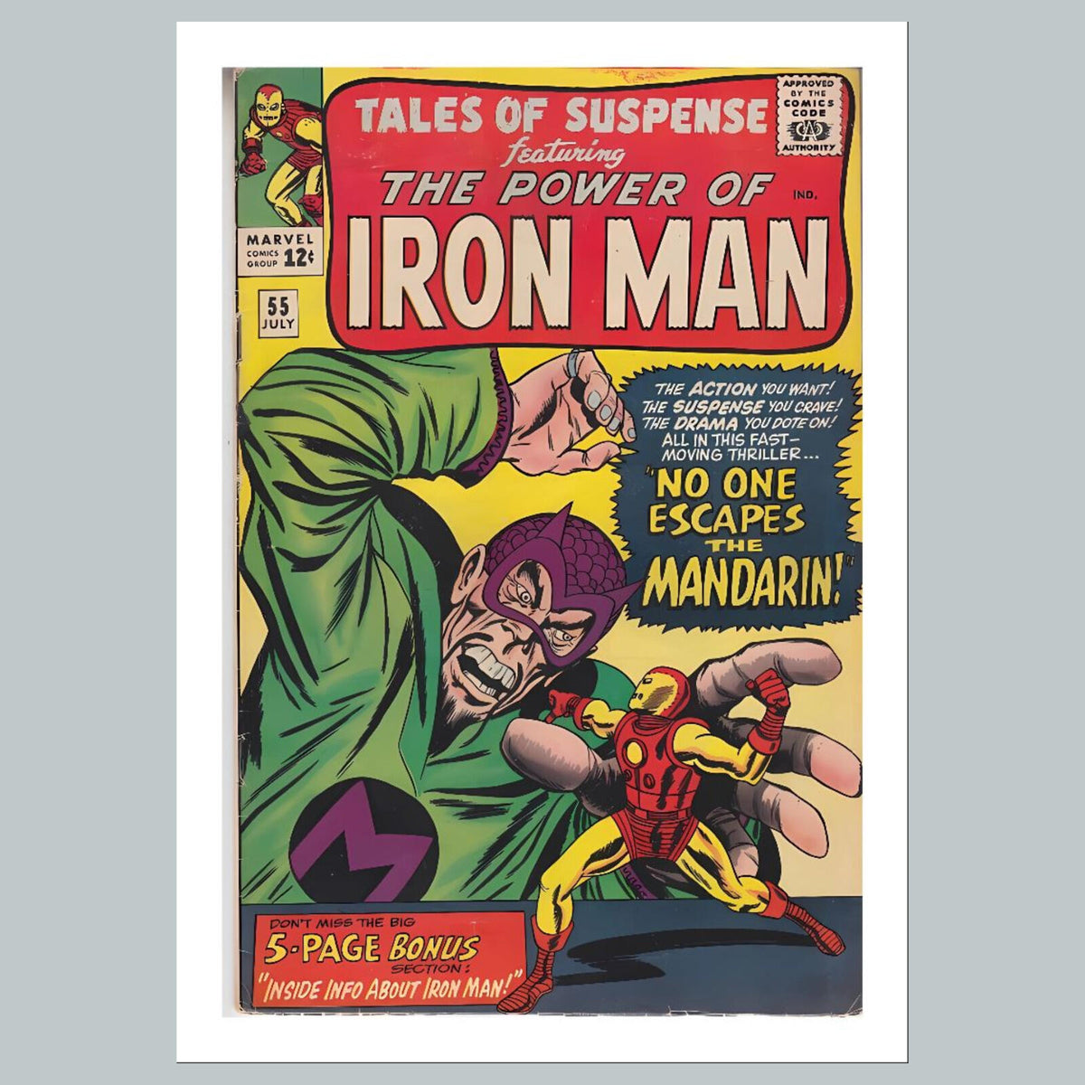 2444 Tales Of Suspense 8x10 Glossy Photo Comic Book Cover Fast-Secure Shipping
