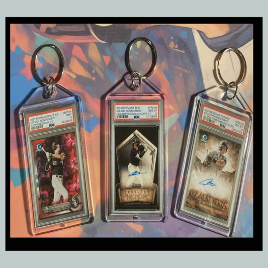 3465B Colson Montgomery 3 Pack Bundle -3 Different Custom Novelty Keychains-Gift