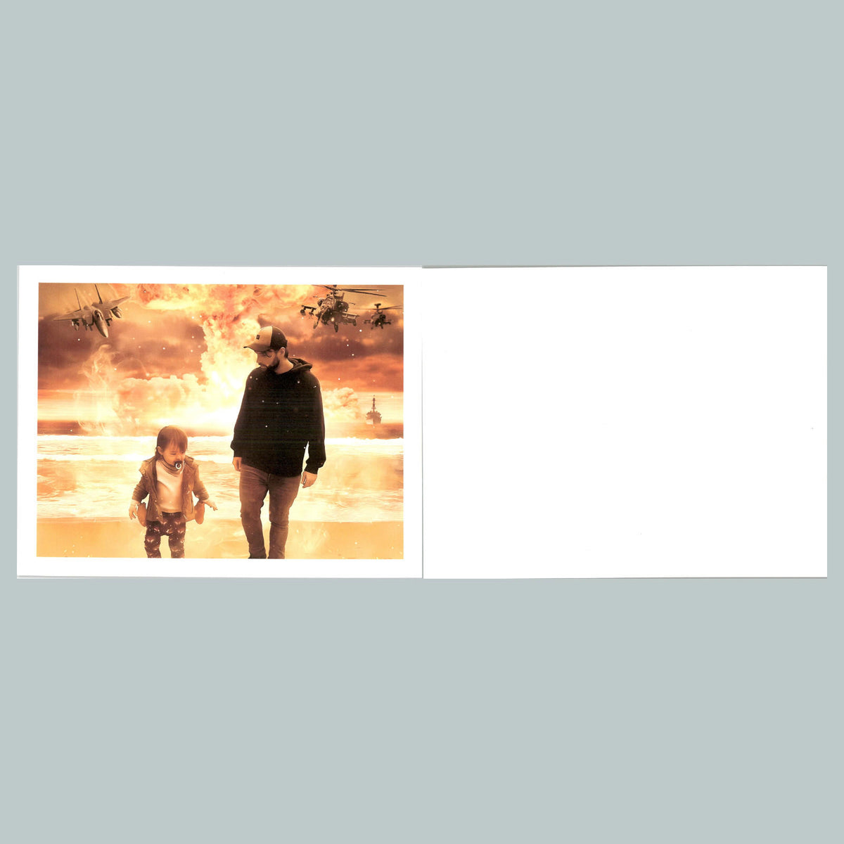 0166 Explosions-8x10 Glossy Photo That's Why you Should Always Wear Your Shoes